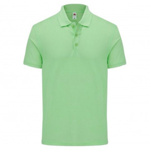 Koszulka męska Iconic Polo z odrywaną metką Fruit of the Loom Neo Mint 3XL