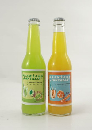 Oranżada fantazja PRL KIWI Orange smak dzieciństwa