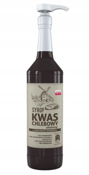 Syrop Kwas chlebowy Zbożowy naturalny pompka 2,910