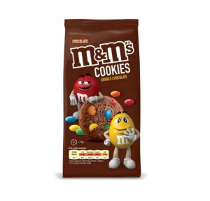 Ciasteczka M&M czekoladowe z drażetkami 180 g