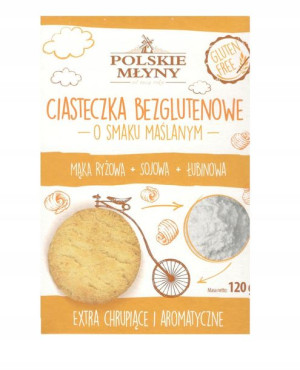 Ciasteczka Bezglutenowe o smaku maślanym 120g