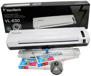 Laminator Verotech Vl-630 Laminarka A3 + 210 Folii + Trymer + Zaokrąglacz