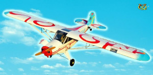 Samolot PA-18 Super Cub 2.75m (klasa 30cc)(wersja austriacka) ARF - VQ-Mode