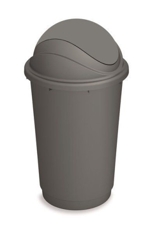 Kosz na śmieci uchylny KIS Pivot 60l szary