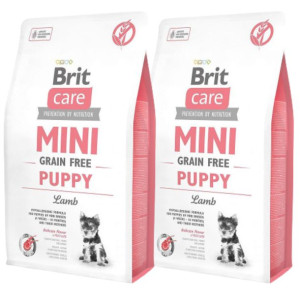 Pakiet Brit Care Mini Grain-Free Bezzbożowa Puppy Lamb Jagnięcina Karma Dla
