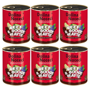 Pakiet Dolina Noteci Superfood Wołowina i Gęś 6 x 800 g