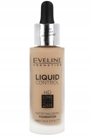 Eveline Cosmetics Liquid Control HD podkład do twarzy nr.030 Sand Beige