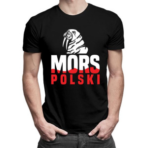 Mors polski koszulka z nadrukiem śmieszny prezent dla morsa