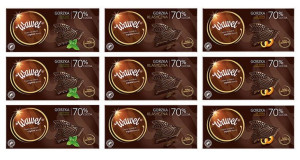 Zestaw 9szt Czekolad Gorzkich 70% cocoa
