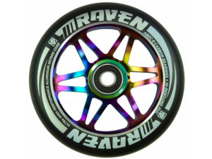 Kółko do hulajnogi Master Neo Chrome SET Raven 110 mm PU 88A  + łożysko Abe