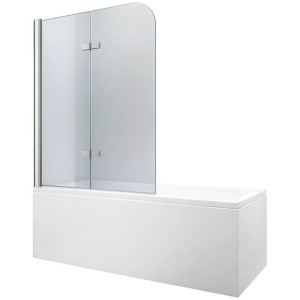 Parawan nawannowy składany łamany 80 cm dwuskrzydłowy - szkło 6 mm