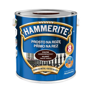 Hammerite Farba Na Rdzę Połysk Ciemny Brąz 2,5L