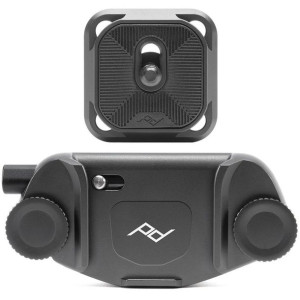 Uchwyt Capture V3 z płytką standard Peak Design - czarny