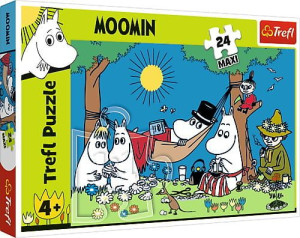Puzzle Maxi Radosny dzień Muminków 24el Trefl