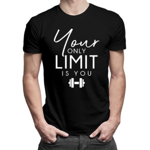 Your only limit is you męska koszulka z nadrukiem