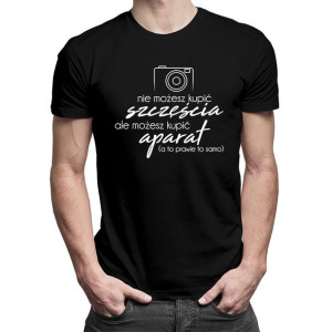 Nie możesz kupić szczęścia aparat koszulka dla fotografa