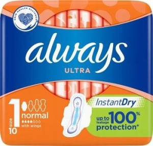 Always Ultra Normal Plus, podpaski higieniczne, 10 sztuk