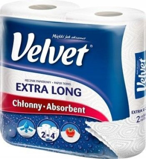 Velvet Najdłuższy Czysta Biel ręcznik kuchenny 2 szt.