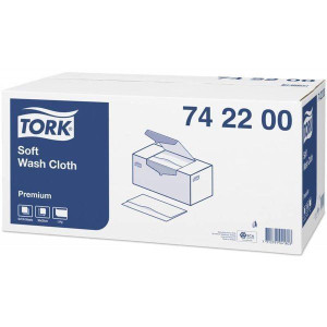 Ręcznik papierowy do mycia ciała Premium Tork  W1 135szt. biały celuloza