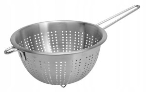 CEDZAK DURSZLAK stalowy z rączką sito sitko 21cm