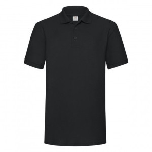 Koszulka męska 65/35 Heavy Polo Fruit Of The Loom Czarny XXL