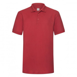 Koszulka męska 65/35 Heavy Polo Fruit Of The Loom Czerwony M