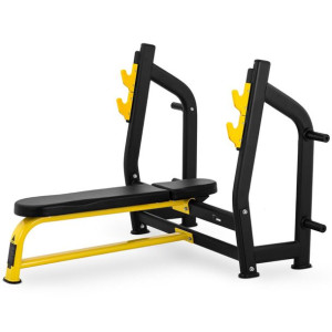 Ławka treningowa do wyciskania ze stojakami pod sztangę prosta 155-190 cm d
