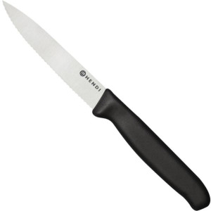 Nóż do obierania owoców z ząbkowanym spiczastym ostrzem 90 mm - Hendi 84127
