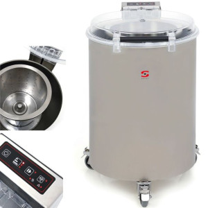 Wirówka suszarka do sałaty warzyw przemysłowa ES-200 12 kg 230 V 550 W - Sa