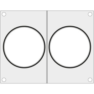 Matryca forma do zgrzewarki CAS CDS-01 na dwa pojemniki na zupę śr. 115 mm
