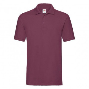 Koszulka męska Premium Polo Fruit Of The Loom Burgund XXL