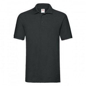 Koszulka męska Premium Polo Fruit Of The Loom Czarny XL