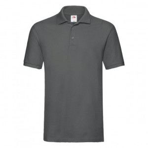 Koszulka męska Premium Polo Fruit Of The Loom Light Graphite L