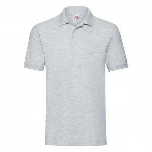 Koszulka męska Premium Polo Fruit Of The Loom Heather Grey 3XL