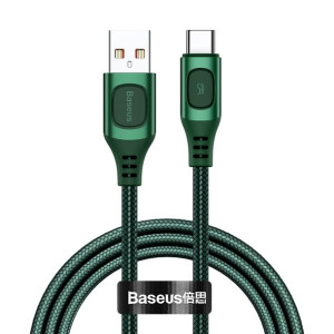 Baseus kabel Flash USB USB-C 1,0 m 5A zielony