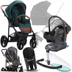 Wózek Bebetto 4w1 Nico 05 I Carlo Baza Dock Isofix