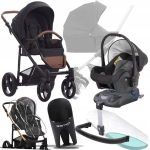 Wózek Bebetto 4w1 Nico 04 I Carlo Baza Dock Isofix