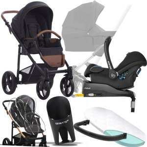 Wózek Bebetto 4w1 Nico 04 I Cabriofix + Familyfix