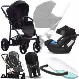 Wózek Bebetto 3w1 Nico Estilo 08 I + Cybex Aton 5