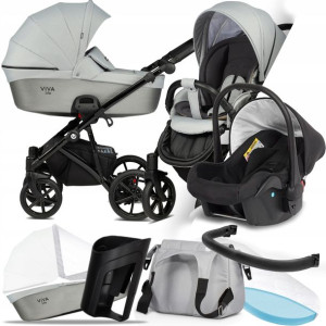 Wózek 3w1 Tutis Viva Luxury 058 I + Kite Karwala
