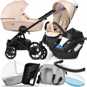 Wózek 3w1 Tutis Viva Luxury 062 I + Cybex Aton 5