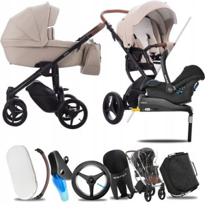 Wózek 4w1 Bebetto Luca Pro 17, Cabriofix Familyfix
