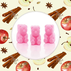 Ted & Friends sojowe woski zapachowe misie 50 g - Apple Cinnamon