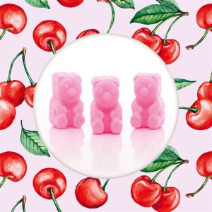 Ted & Friends sojowe woski zapachowe misie 50 g - Superfruit Cherry