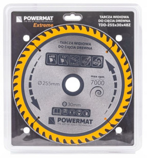 Tarcza WIDIOWA Do Drewna Piły Piła 255 x 30 mm 48Z