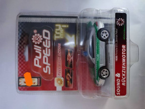 Carrera Porsche Gt3 Policja Pull Back Światła Dźwięki