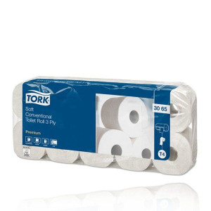 Papier toaletowy w rolkach Tork 3 warstwy 20,7 m biały 3065 #eco