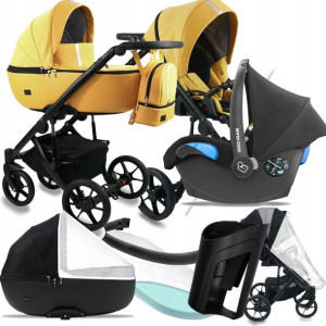 Wózek 3w1 Bexa Air 10 Yellow I + Maxi-cosi Citi