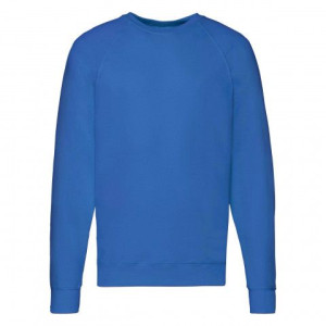 Bluza męska Lightweight Raglan Sweat Fruit of the Loom Niebieski M