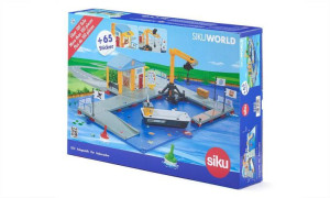 Siku 5512 PŁYWAJĄCY PORT przystań żuraw +STATEK